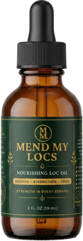Mend My Locs Loc Oil bottle, front view